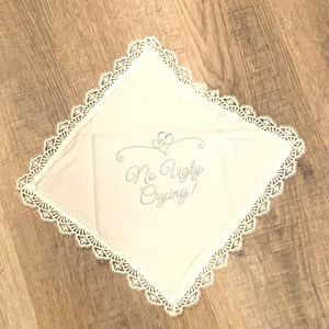 No Ugly crying white handkerchief